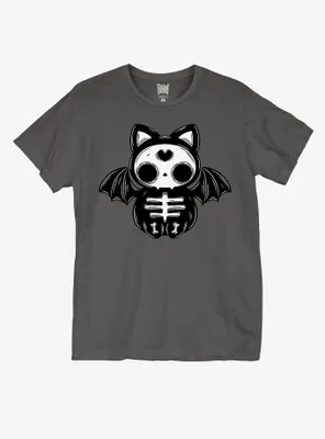 Bat Kitty T-Shirt By Pvmpkin Art