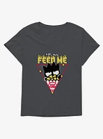 Badtz-Maru Feed Me Popcorn Girls T-Shirt Plus