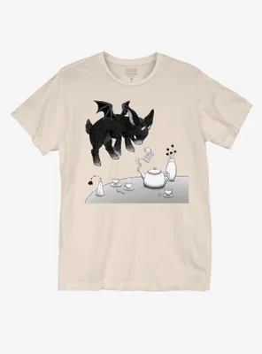 Tea Time Creature T-Shirt By Kokonana