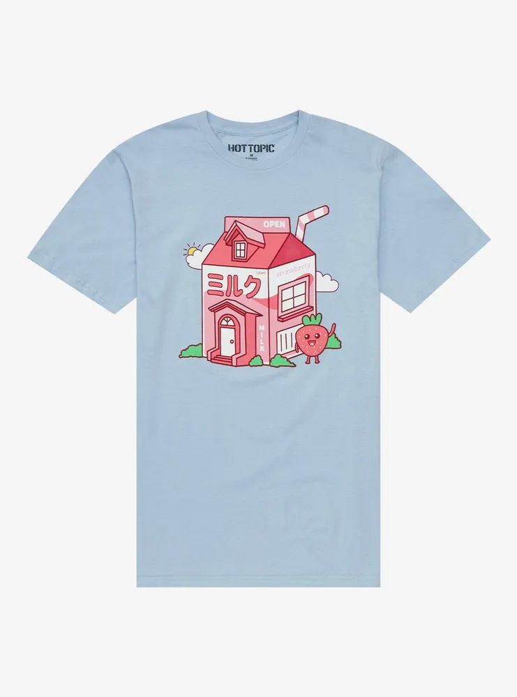 Strawberry Milk Carton House T-Shirt