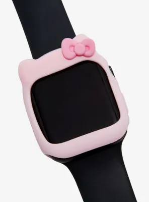 Sanrio Hello Kitty Pastel Pink Figural Silicone Smartwatch Bumper