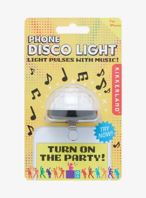 Kikkerland Phone Disco Light 