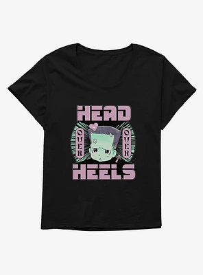 Universal Monsters Head Over Heels Girls T-Shirt Plus