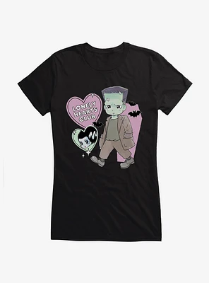 Universal Monsters Lonely Hearts Club Girls T-Shirt