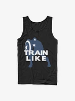 Marvel Captain America Train Like Silhouette Tank