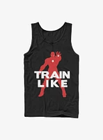 Marvel Iron Man Train Like Silhouette Tank