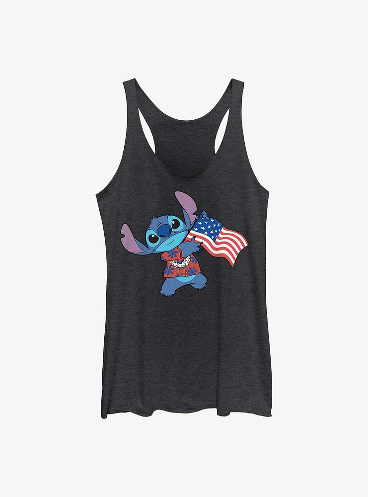 Disney Lilo & Stitch Tropic Flag Girls Tank