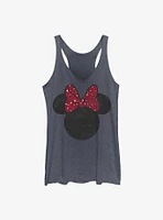Disney Minnie Mouse Leopard Bow Ears Girls Tank
