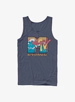 MTV Japan Tsunami Wave Logo Tank