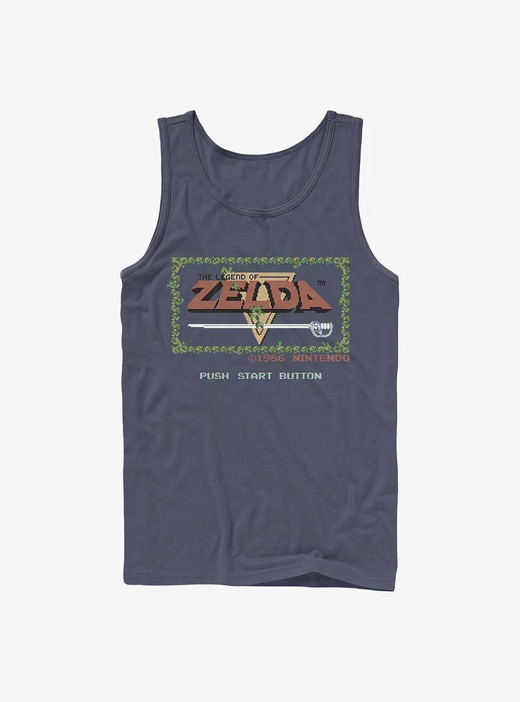 The Legend of Zelda Pixelated Push Start Tank