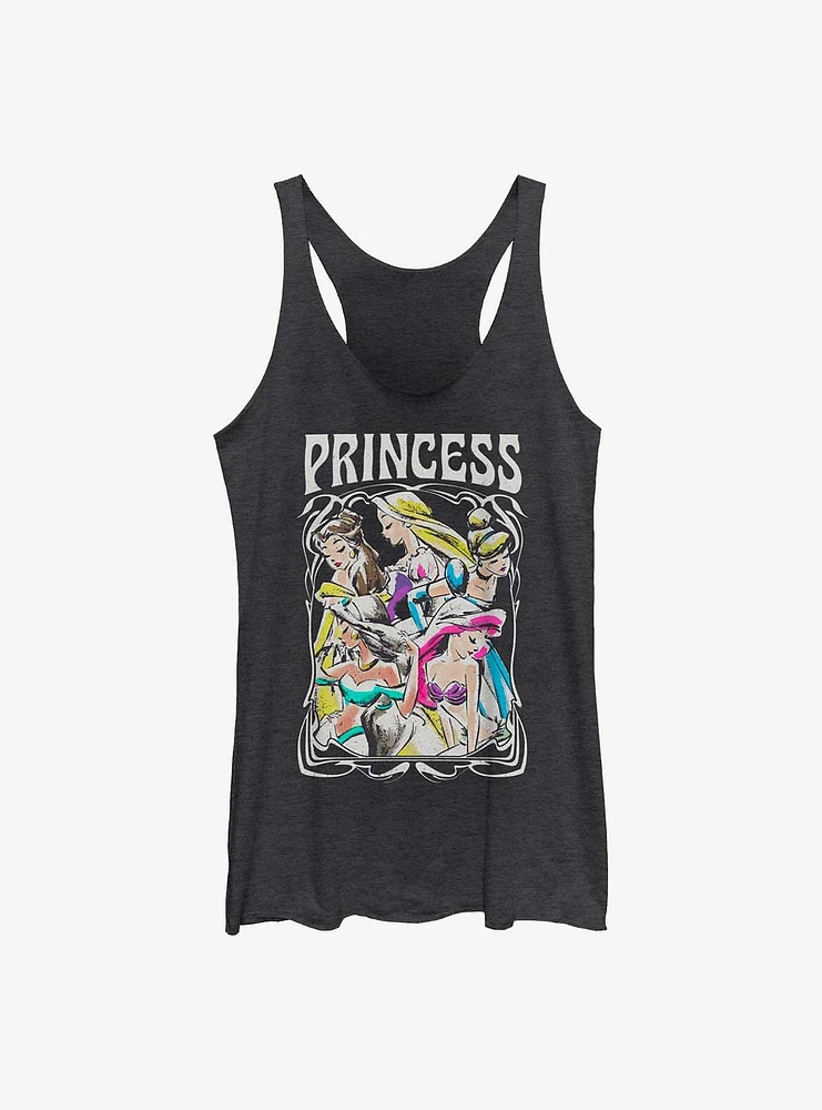 Disney Princesses Retro Princess Girls Tank