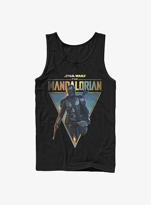 Star Wars The Mandalorian Bounty Hunter Poster Tank