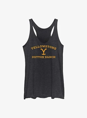 Yellowstone Dutton Ranch Logo Girls Tank
