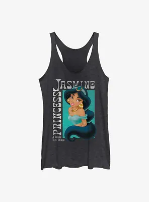 Disney Aladdin Jasmine Poster Womens Tank Top