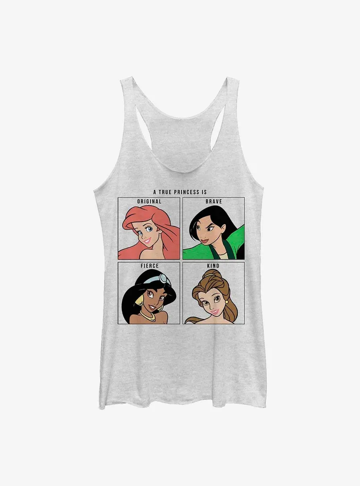 Disney Princesses True Princess Portraits Womens Tank Top