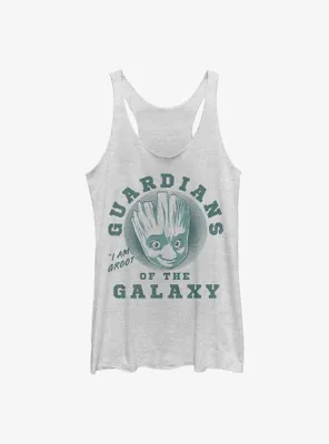 Marvel Guardians of the Galaxy Groot Face Womens Tank Top