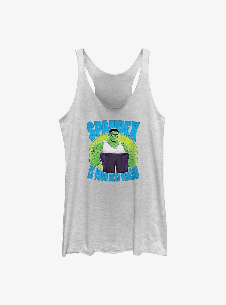 Marvel Hulk Friendly Spandex Womens Tank Top