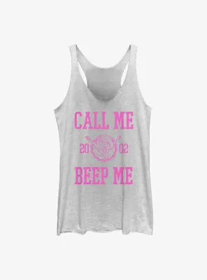 Disney Kim Possible Call Me Beep Collegiate Womens Tank Top