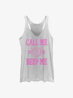 Disney Kim Possible Call Me Beep Collegiate Womens Tank Top