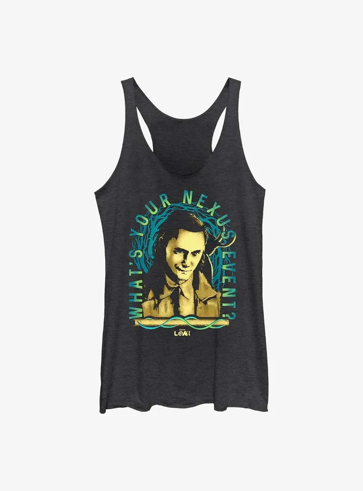 Marvel Loki Clocks Ticking Womens Tank Top