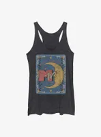 MTV Moon Tarot Card Womens Tank Top