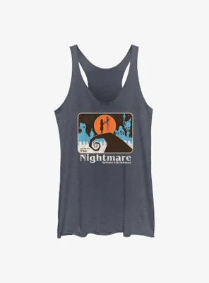 Disney The Nightmare Before Christmas Jack and Sally Hill Womens Tank Top