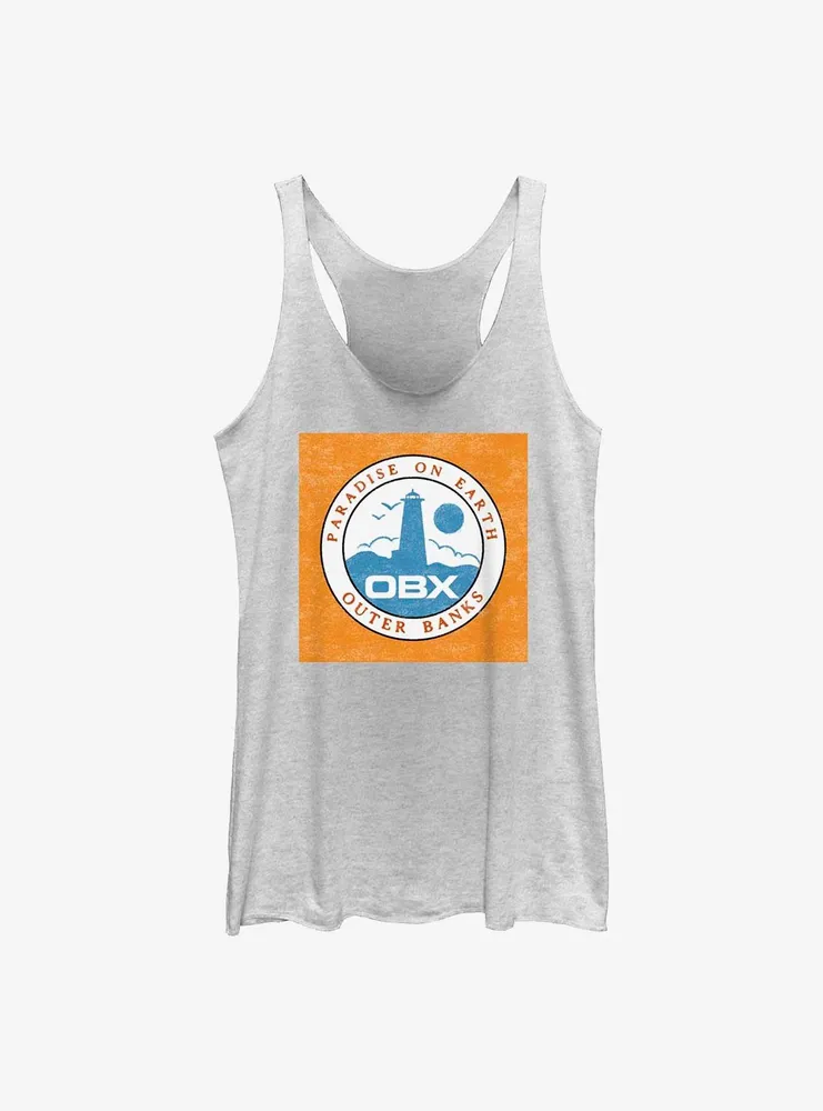 Outer Banks OBX Boxed Badge Womens Tank Top