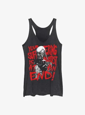 Stranger Things Vecna Your Suffering Is Almost At An End Womens Tank Top