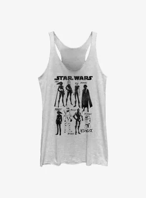 Star Wars: Visions Inked Textbook Womens Tank Top
