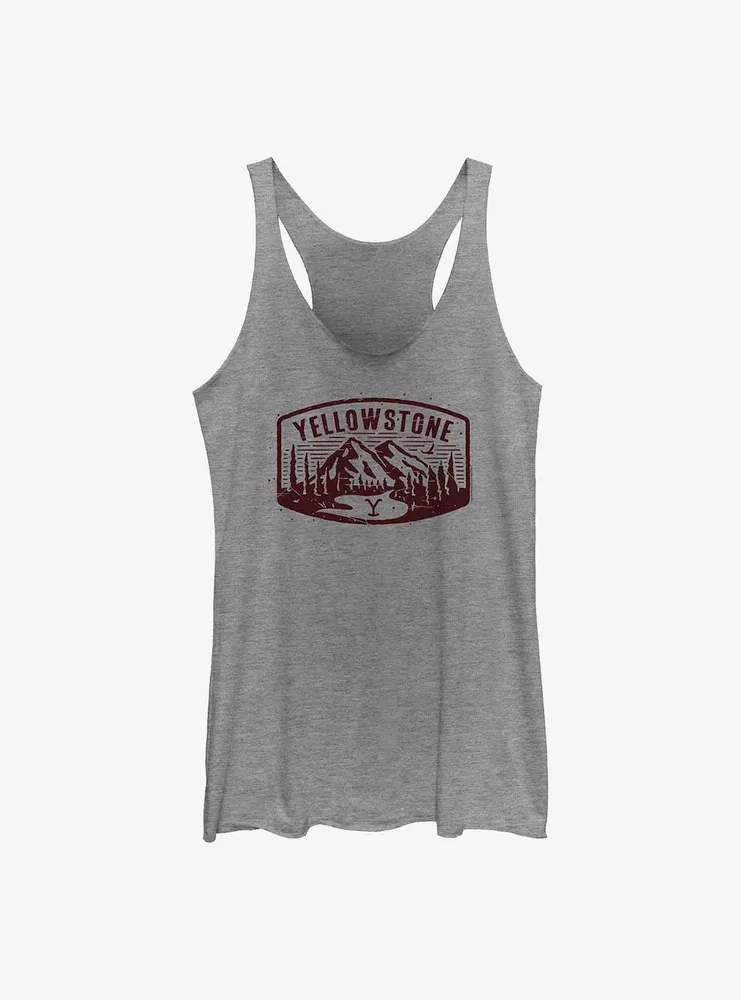 Yellowstone Mountains Womens Tank Top