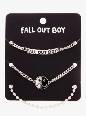 Fall Out Boy Logo Icon Bracelet Set