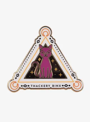 Disney Hocus Pocus Thackery Binx Triangular Frame Enamel Pin - BoxLunch Exclusive