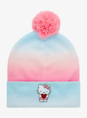 Sanrio Hello Kitty Ombre Pom-Pom Youth Beanie - BoxLunch Exclusive