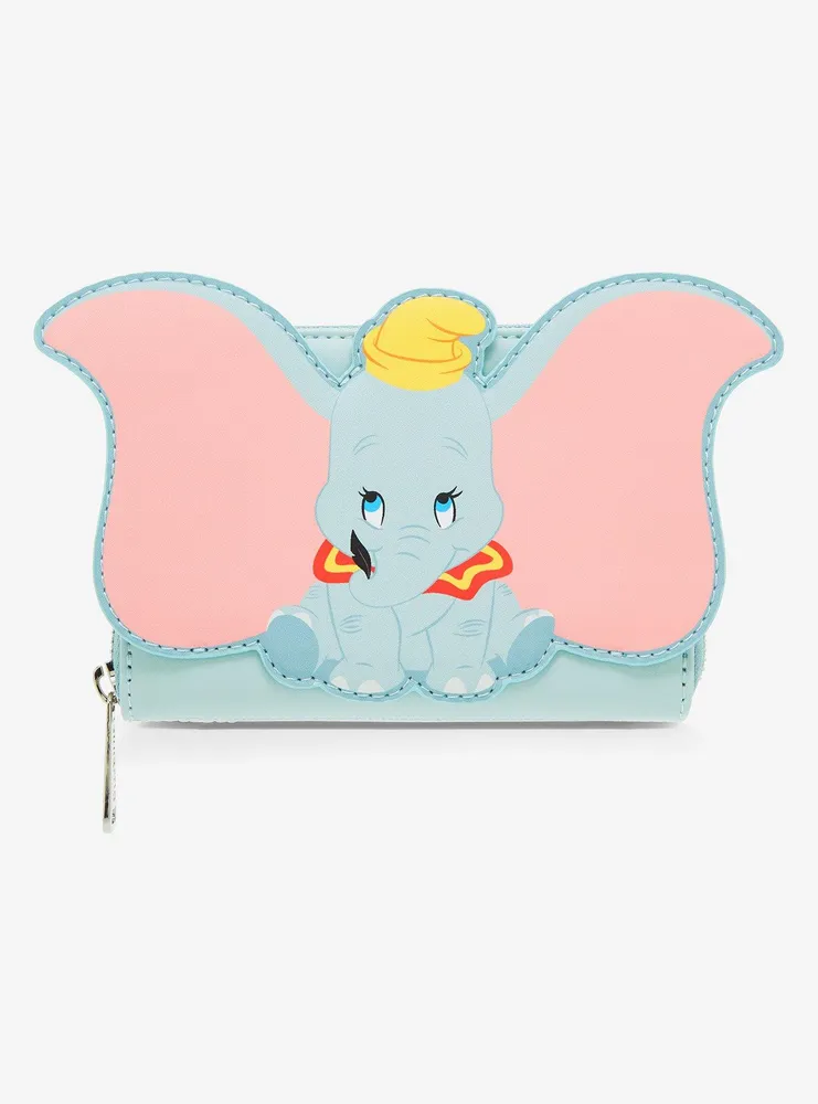 Loungefly Disney Dumbo Figural Dumbo Small Zip Wallet - BoxLunch Exclusive