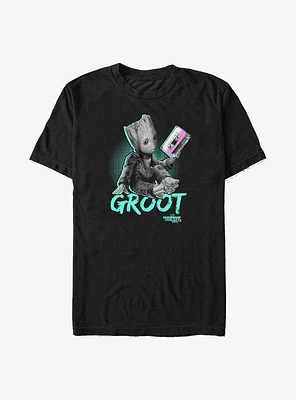 Marvel Guardians of the Galaxy Neon Baby Groot Big & Tall T-Shirt