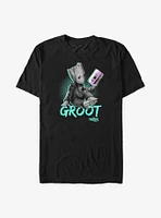 Marvel Guardians of the Galaxy Neon Baby Groot Big & Tall T-Shirt