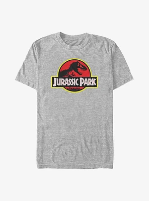 Jurassic Park Dinosaur Logo Badge Big & Tall T-Shirt