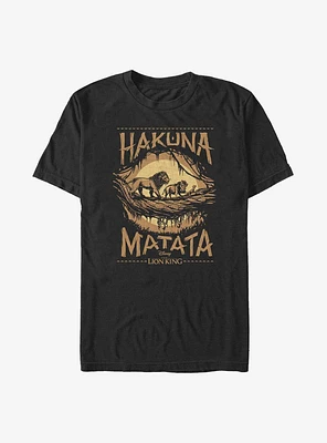 Disney The Lion King Hakuna Matata Poster Big & Tall T-Shirt