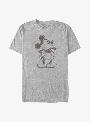 Disney Mickey Mouse Sketchy Big & Tall T-Shirt