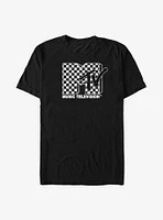 MTV Checkered Logo Big & Tall T-Shirt