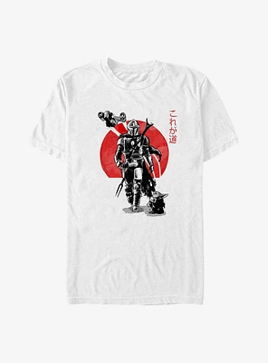 Disney The Mandalorian Sumi Ink Big & Tall T-Shirt