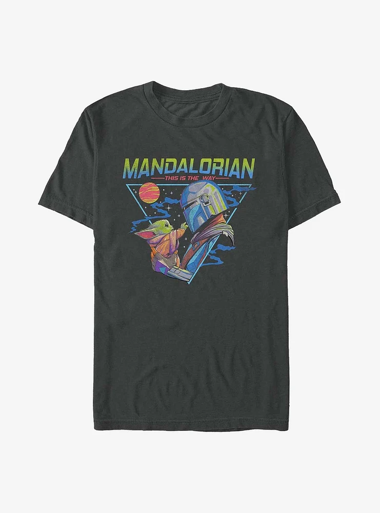 Disney The Mandalorian Triangle Badge Big & Tall T-Shirt