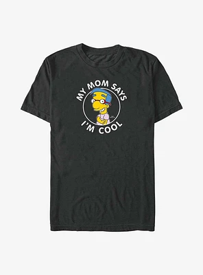 The Simpsons Milhouse My Mom Says I'm Cool Big & Tall T-Shirt