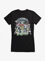 DC Comics Superman 85 Years Lex Luthor Fight Girls T-Shirt