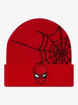 Marvel Spider-Man Web Cuff Beanie - BoxLunch Exclusive