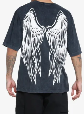 Skull & Wings Oversized T-Shirt