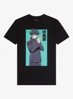 Jujutsu Kaisen Megumi Fushiguro Portrait Panel T-Shirt