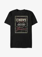 General Motors All American Chevy Poster Big & Tall T-Shirt