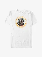 Marvel Guardians of the Galaxy Screaming Rocket Raccoon Stamp Big & Tall T-Shirt