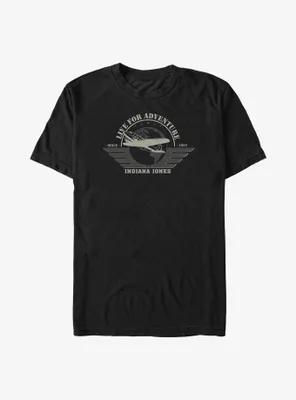 Indiana Jones Aviation Badge Big & Tall T-Shirt